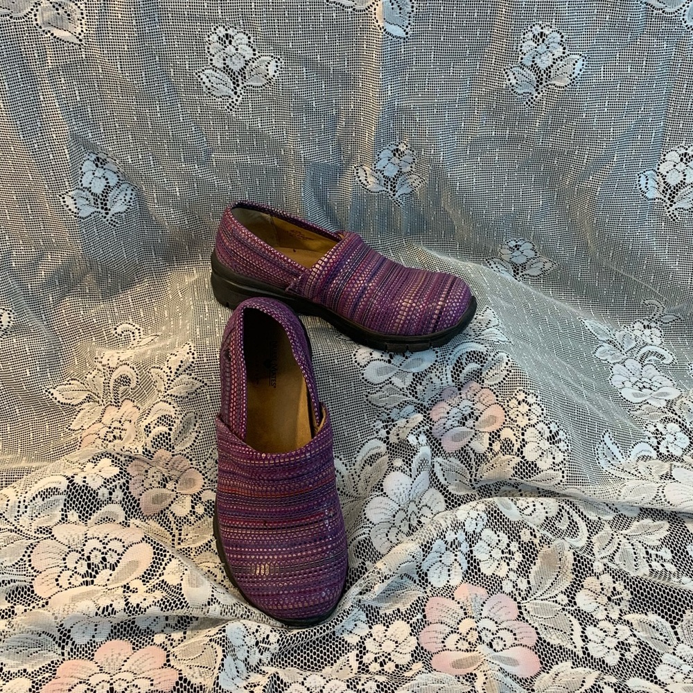 Nurse Mates Purple Clogs